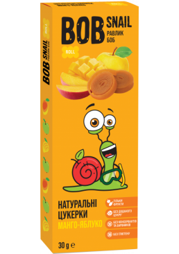Натуральные конфеты Bob Snail Яблоко-Манго, 30 г